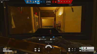 Rainbow Six Siege hacks - ESP wallhack showing enemy squads, shields and loot through walls
